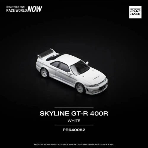 Pop Race 1:64 Nissan GT-R Nismo 400R White - Picture 3 of 9