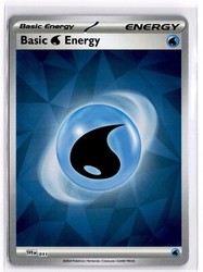 Basic Water Energy (Cracked Ice Holo) 011 SVE: Scarlet & Violet Energies