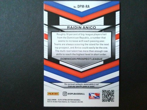 Raidin Anico 2023 Panini Elite Extra Edition DPL jersey patch u-pick - Picture 5 of 7