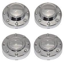 NEW ALCOA ALLOY WHEEL CENTER CAPS SET FOR 2011-2017 DODGE RAM 3500 1-TON DUALLY