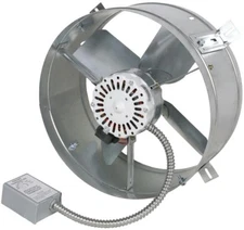 Maxx Air Attic Fan Gable Mount Electric Thermostat 1600 CFM Ventilation Steel