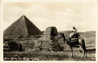 CPA Lehnert & Landrock 435 Cairo - Sphinx and Cheops Pyramid EGYPT (916916)