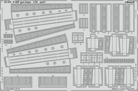 MW22 Eduard 32431 P-40F Gun Bays 1/32 1/32 Pe Set For Trumpeter