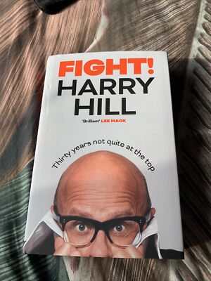Harry Hill ,Fight ,Hand Signed Book 