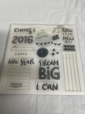 Close to My Heart Unmounted Stamp Set "Cheers 2016" Stamp of the Month NEW