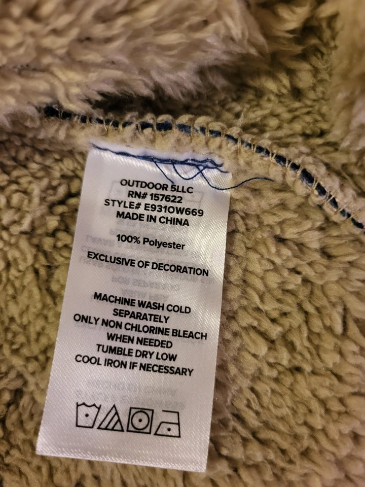 Camisa Eddie Bauer Niño 10/12 Azul/Blanco/Gris Cuadros Poliéster Forrada Manga Larga Foto 4 de 4