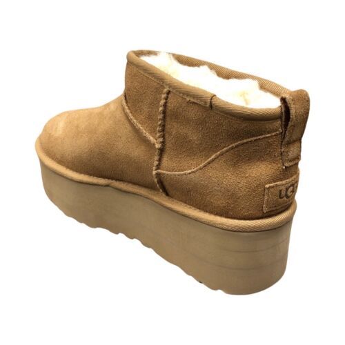 UGG Women's Classic Ultra Mini Platform Chestnut Boots 1135092 - Picture 7 of 8