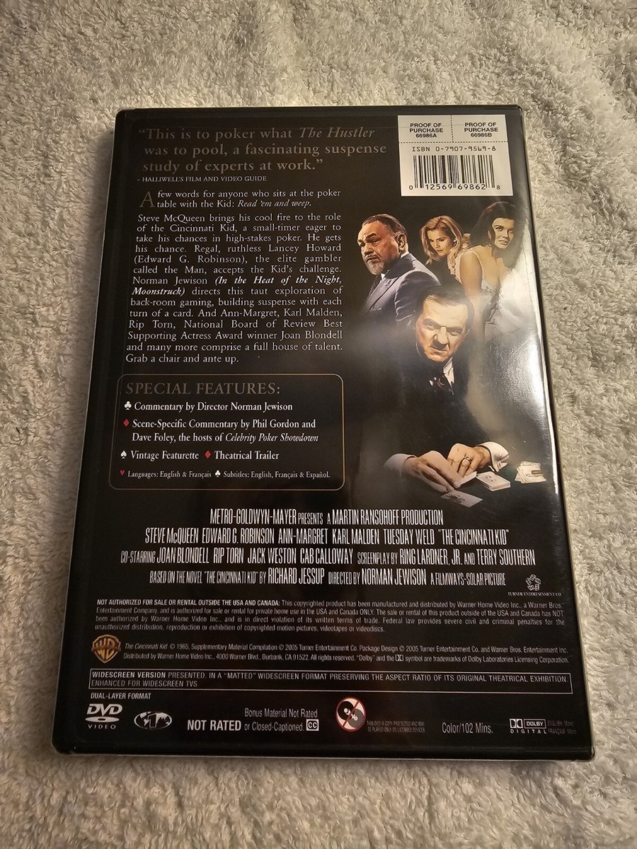 The Cincinnati Kid (DVD, 1965) for sale online | eBay