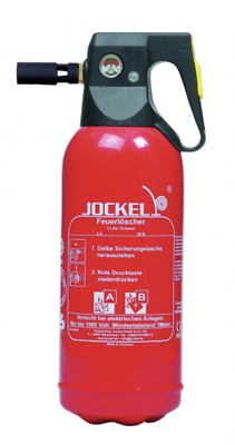 Extincteur à Poudre ABC 6 Kg Gloria Portex - Certifié, Rechargeable - Pour Voiture, Maison, Bureau - Pression Continue Avec Manomètre