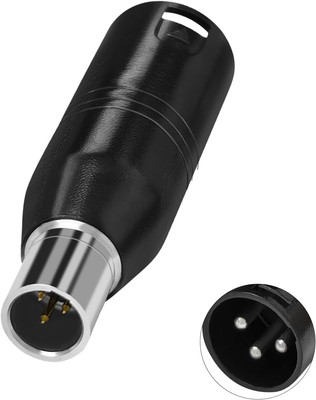 Mini 3 Pin XLR to 48V Phantom Power Adaptor for Headset Lapel Microphone Samson