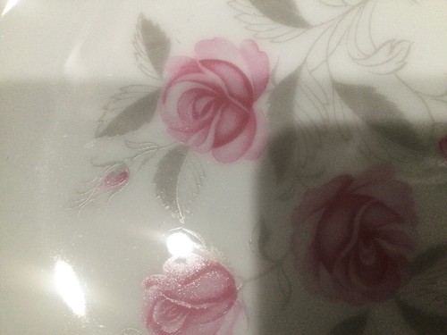 4 pc set Sango Arcadia Dinnerware pink rimmed soup bowls 7.5'' MINT - Picture 7 of 10