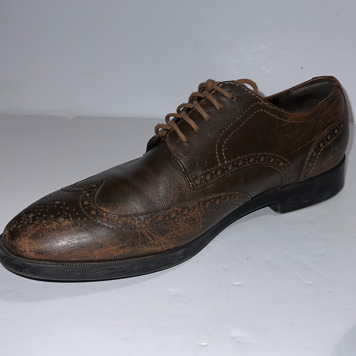 Cole Haan Grand OS Jefferson Brown Wing Tip Oxfords Shoes C23795 Men’s Size 10 M Cole Haan Men main image 2