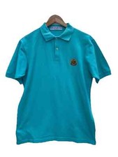 VTG Burberrys of London Polo Shirt Men s S Crest Logo Made in England z57