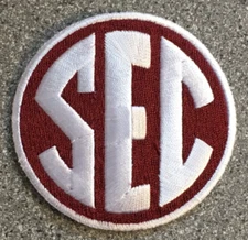 SEC SOUTHEASTERN CONFERENCE NCAA COLLEGE FOOTBALL TEXAS A&M AGGIES JERSEY PATCH
