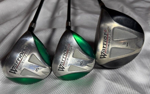 3-Warrior Custom Golf Woods Set - Driver, 3-wood & 5-wood, RH, Graphite VG++ - 第 1/10 張圖片