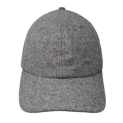 Unbranded Slideback Hat Gray One Size Adjustable Vented Holes 6 Panel Blank