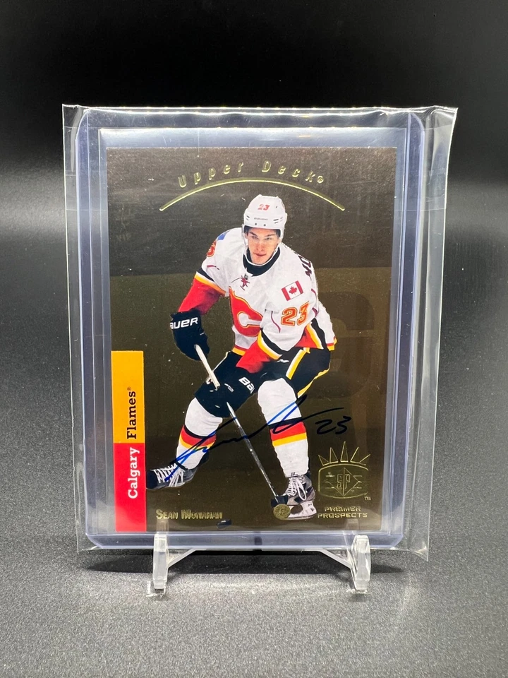 LOT OF 2 2013 SP Authentic 1993 Retro Prem Prosp Gold Auto #PP26 Sean Monahan/99 - Image 4 of 4