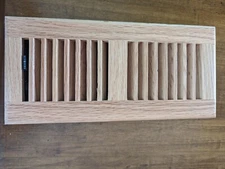 TRUaire Brand Wood Finish Floor Register for Hardwood Floors