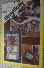 Simplicity 6144  Kitchen Accessories-Chicken Themed Uncut