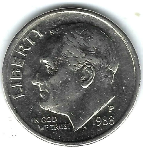 1988-P Philadelphia Uncirculated Roosevelt Dime!
