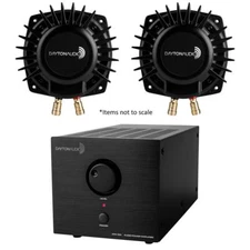 Dayton Audio APA150 Amp with 2 BST-1 Bass Shakers Bundle