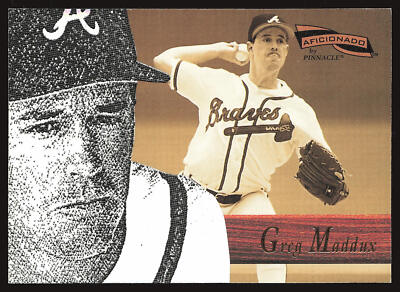 1996 Pinnacle Aficionado #22 Greg Maddux