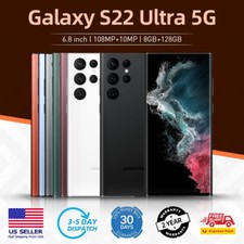 New Samsung Galaxy S22 Ultra 5G 128GB 256GB SM-S908U GSM CDMA Factory Unlocked