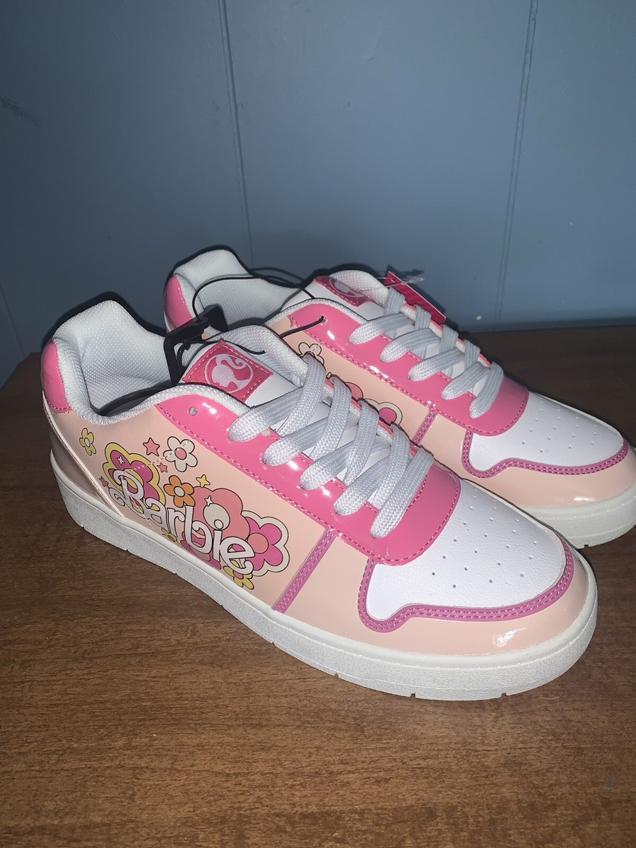 Woman's Barbie Sneakers Size 11 Skater Shoes Hot Pink - Brand New