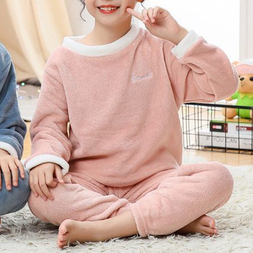 Niños Niñas Terciopelo Traje de Trándal con Capucha Sudadera Superior Parte Inferior Otoño Invierno Traje para Correr - Imagen 54 de 65