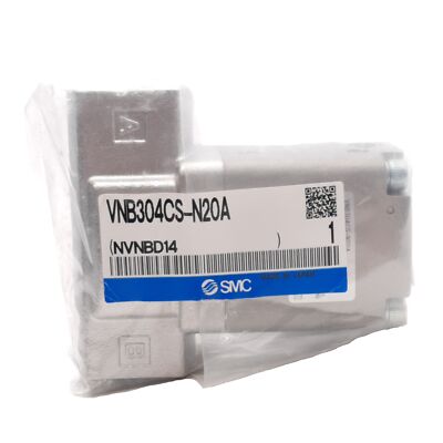 SMC VNB304CS-N20A Process Valve, 2-Way NC, 1.0MPa, ø14mm Orifice, 3/4in NPT