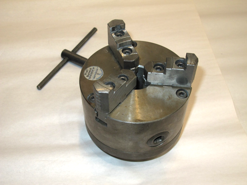 PRATT BURNERD 5" 3 JAW SET RITE ADJUSTABLE LATHE CHUCK HARDINGE TAPER - Picture 6 of 6