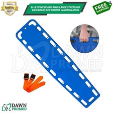 Blue Spine Board Ambulance Stretcher Backboard for Patient Immobilization