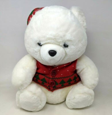 VTG Marshall Fields Christmas Mistletoe Bear 16