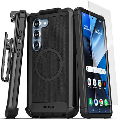 Samsung Galaxy S25 Falcon Shield Case with Belt Clip Holster