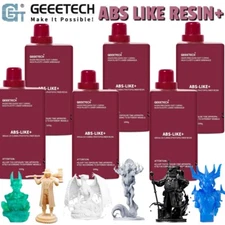 GEEETECH ABS-Like Resin 1KG/Bottle 405nm UV-Curing For LCD DLP Resin 3D Printers