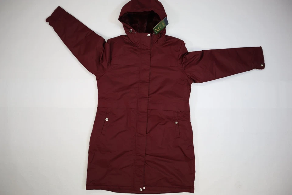Regatta Breathable Remina Waterproof Insulated Parka Jacket Coat Claret Women 16 - Image 3 of 4