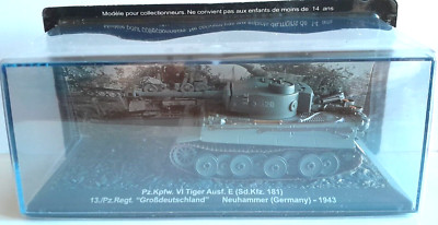 Z1) Die Cast Tank Pz.kpfw. VI Tiger Ausf.e - Neuhammer Germany 1943 - Skala 1/72