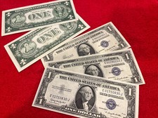 1935H One Dollar Bill • $1 Uncirculated Note • with Motto In God We Trust • UNC