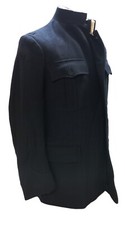 No1 Blues Veste O/R Robe 100 Laine Sans Boutons Ou Badges Cadeau E347