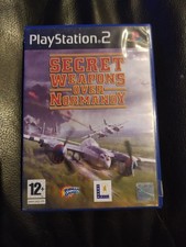 Secret Weapons Over Normandy (PS2, 2003) LucasArts WWII Flight Game | PAL