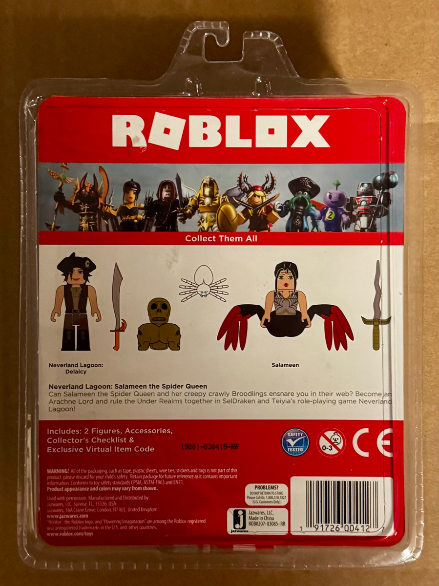 ROBLOX Neverland Lagoon Salameen The Spider Queen 3 inch Action
