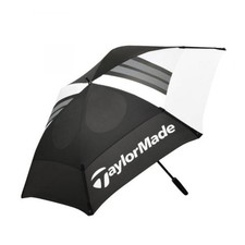 Taylormade 2025 Tour Double Canopy 68" Umbrella - N384701 - Black/White