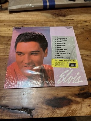 ELVIS PRESLEY LP SOMETHING FOR EVERYBODY RCA AFL1-2370 1977 TESTED (hl).