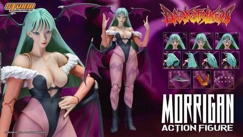 Storm Toys VAMPIRE DARKSTALKERS Morrigan 6" Collectible Action Figure Toy New