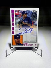 Touki Toussaint 2019 Topps 1984 35th Anniversary Auto #84A-TT RC Braves Rookie