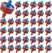 60Pcs 0.5 GPH Pressure Compensating Irrigation Spot Drippers,Constant Flow Barb 