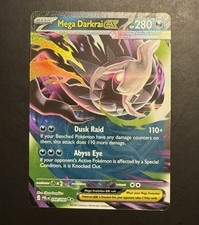 Pokemon TCG Pitch Nero Mega Darkrai ex 048/084 Doppia Carta Holo Rara