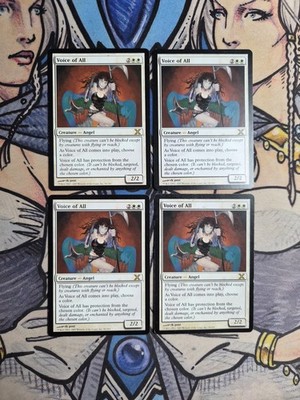 4x Voice of All LP/MP 10th Edition MTG Magic