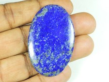 32X50X05 MM Natural Lapis Lazuli Oval Shape Cabochon Loose Gemstone 70Cts.