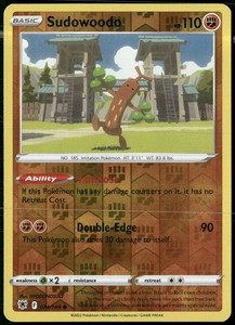 Sudowoodo 074/189 Reverse Holo Astral Radiance